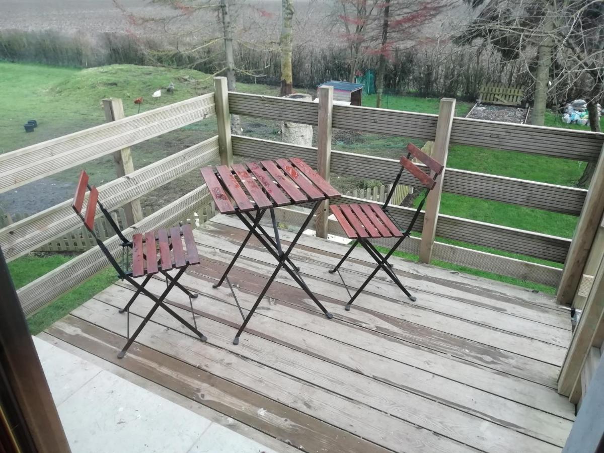 Le Gite Du Chtihameau Avec Piscine Interieure Privative, Selon Date Bassee מראה חיצוני תמונה