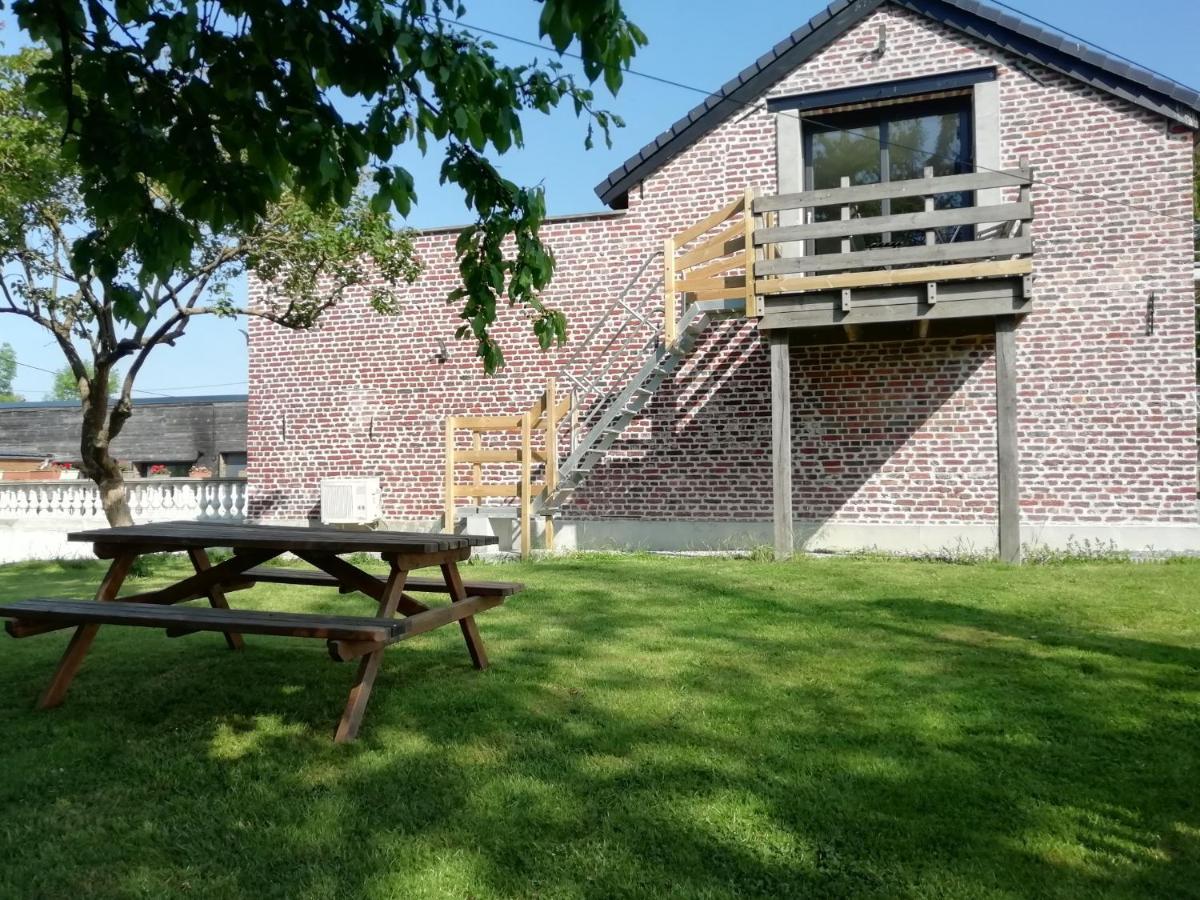 Le Gite Du Chtihameau Avec Piscine Interieure Privative, Selon Date Bassee מראה חיצוני תמונה